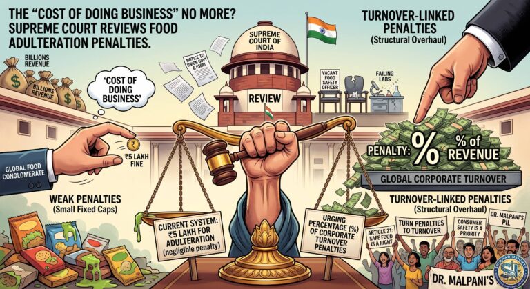 The Supreme Court issues notices to the Union and FSSAI