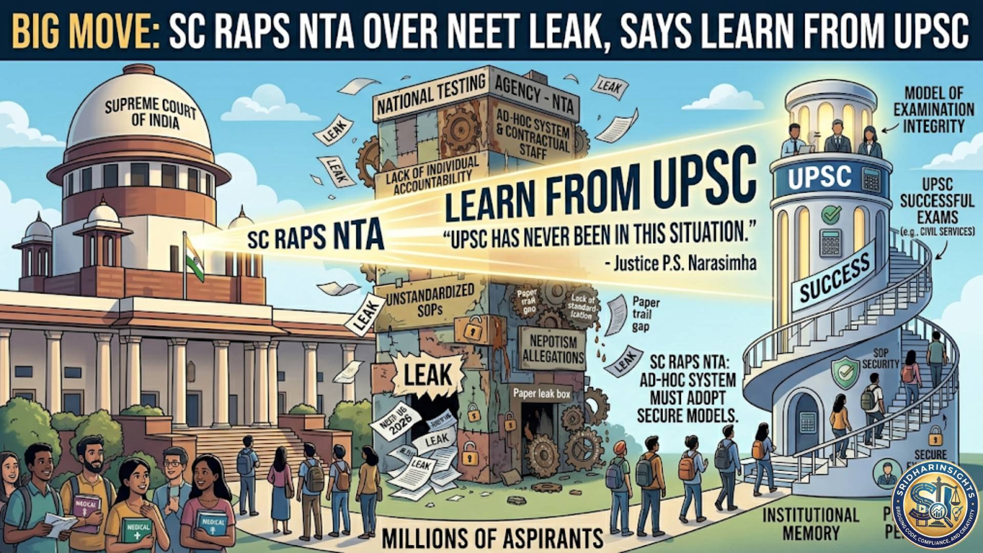Big Update: SC Slams NTA, Says Learn From UPSC