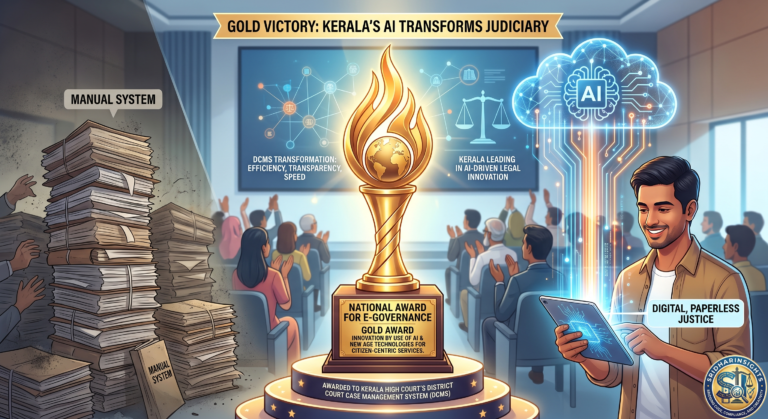 Kerala High Court wins National Award for e-Governance, District Court Case Management System Kerala, use of AI in Indian courts.